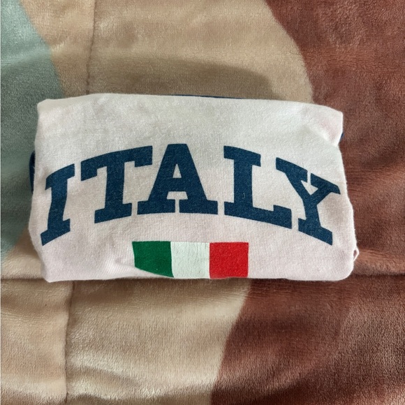 Edikted Light Pink Tank Top with Navy Trim - Picture 3 of 4